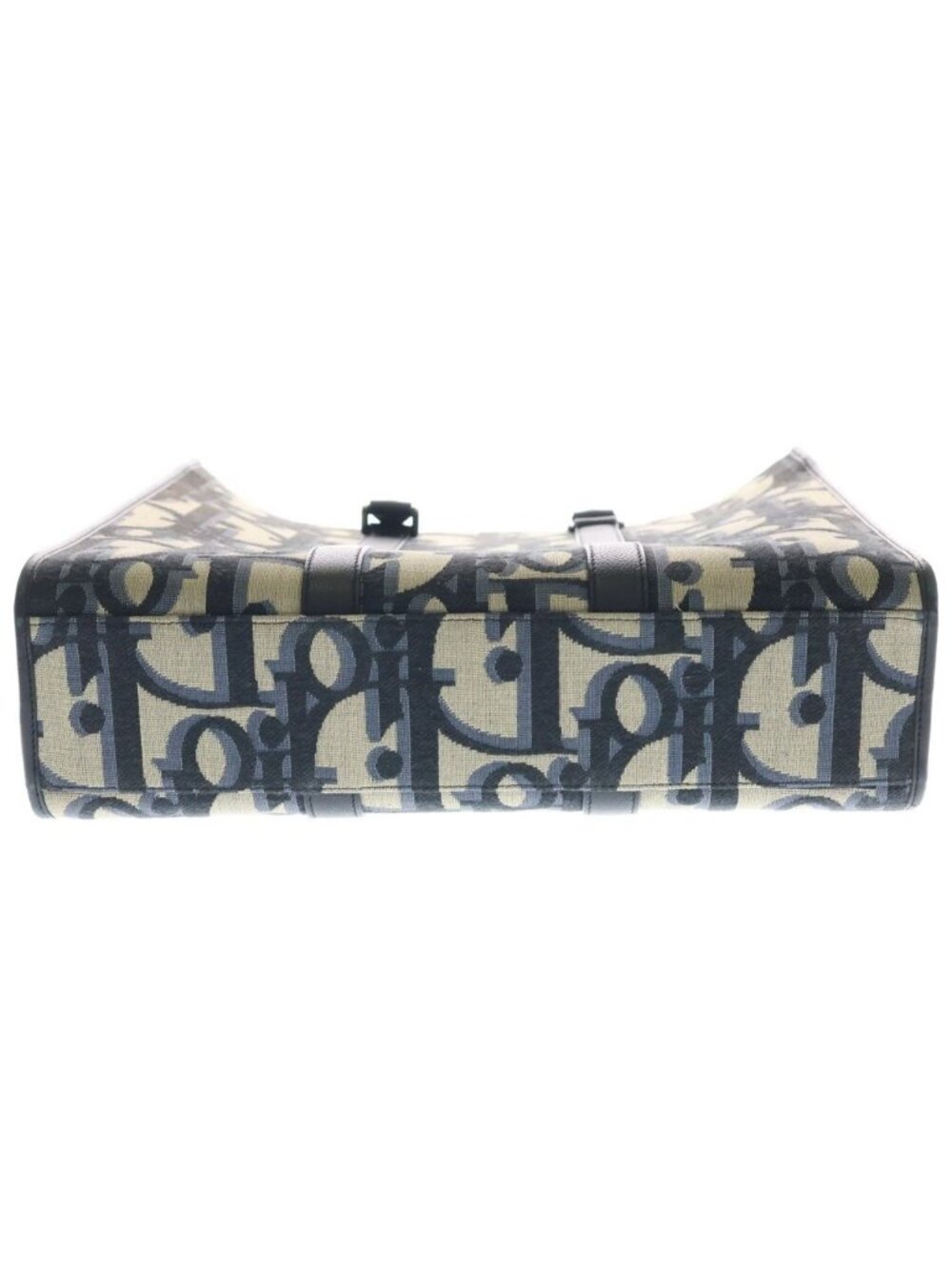 Dior Oblique East Waist Tote Maxi Jacquard Canvas Beige Black - Picture 4 of 7